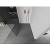 MEXEN/S - Kioto Sprchová zástěna WALK-IN 100 x 200, transparent 8 mm, měď kartáčovaná 800-100-101-65-00