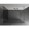 MEXEN/S - Kioto Sprchová zástěna WALK-IN 100 x 80 cm, transparent, měď kartáčovaná 800-100-212-65-00-080
