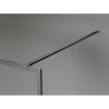 MEXEN/S - Kioto-F Sprchová zástěna WALK-IN s rámem 70 x 202 cm, grafit 8 mm, grafit kartáčovaná 800-070-104-66-40