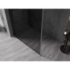 MEXEN/S - Kioto-F Sprchová zástěna WALK-IN s rámem 70 x 202 cm, grafit 8 mm, grafit kartáčovaná 800-070-104-66-40
