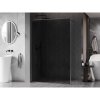 MEXEN/S - Kioto-F Sprchová zástěna WALK-IN s rámem 70 x 202 cm, grafit 8 mm, grafit kartáčovaná 800-070-104-66-40