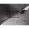 MEXEN/S - Kioto-F Sprchová zástěna WALK-IN s rámem 100 x 202 cm, transparent 8 mm, grafit kartáčovaná 800-100-104-66-00