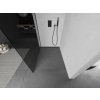 MEXEN/S - KIOTO Sprchová zástěna WALK-IN 100x200 cm 8 mm, černá, kouřové sklo 800-100-101-70-40