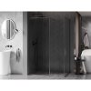 MEXEN/S - Kioto-F Sprchová zástěna WALK-IN s rámem 170 x 70 cm, transparent 8 mm, grafit kartáčovaná 800-170-202-04-66-070