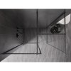 MEXEN/S - Kioto-F Sprchová zástěna WALK-IN s rámem 170 x 70 cm, transparent 8 mm, grafit kartáčovaná 800-170-202-04-66-070