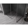 MEXEN/S - Kioto-XF Sprchová zástěna WALK-IN s rámem 140 x 100 cm, transparent 10 mm, grafit metal 800-140-202-04-95-100-XF