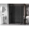 MEXEN/S - Kioto-XF Sprchová zástěna WALK-IN s rámem 140 x 100 cm, transparent 10 mm, grafit metal 800-140-202-04-95-100-XF