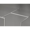 MEXEN/S - Kioto-XF Sprchová zástěna WALK-IN s rámem 160x100 cm, transparent 10 mm, nikl kartáčovaný 800-160-202-04-97-100-XF