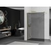 MEXEN/S - KIOTO Sprchová zástěna WALK-IN 90x200 cm 8 mm, zlatá, kouřové sklo 800-090-101-50-40