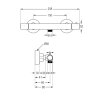 MEXEN/S - Carl sprchový sloup včetně sprchové termostatické baterie Slim, chrom 77105240-00