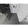 MEXEN/S - Kioto L Sprchová zástěna WALK-IN 60 x 200, černý vzor, černá 800-060-103-70-70