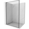 MEXEN/S - Kioto L Sprchová zástěna WALK-IN 60 x 200, černý vzor, černá 800-060-103-70-70
