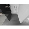 MEXEN/S - Kioto L Sprchová zástěna WALK-IN 90 x 200, grafit, nikl kartáčovaná 800-090-103-97-40