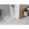 MEXEN/S - Flat sprchová vanička čtvercová slim 100 x 100, bílá + černý sifon 40101010B