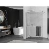 MEXEN/S - Kioto+ Sprchová zástěna WALK-IN s poličkou a držákem ručníků 105 x 200, transparent, chrom 800-105-121-01-00