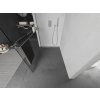 MEXEN/S - Kioto+ Sprchová zástěna WALK-IN s poličkou a držákem ručníků 105 x 200, transparent, chrom 800-105-121-01-00