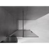 MEXEN/S - Velar Sprchová zástěna posuvná Walk-in 120 x 200 cm, grafit 8 mm, grafit metal 871-120-000-43-95