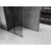 MEXEN/S - Velar Sprchová zástěna posuvná Walk-in 120 x 200 cm, grafit 8 mm, grafit metal 871-120-000-43-95