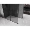 MEXEN/S - Velar Sprchová zástěna posuvná Walk-in 150 x 200 cm, grafit 8 mm, grafit metal 871-150-000-43-95