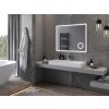 MEXEN - Kala zrcadlo s osvětlením s kosmetickým zrcátkem 100 x 80 cm, LED 600 9820-100-080-611-00
