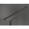 MEXEN/S - Kioto Sprchová zástěna WALK-IN 105 x 100 x 40 cm, transparent, grafit metal 800-105-100-221-95-00-040