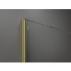 MEXEN/S - Kioto Sprchová zástěna WALK-IN 105 x 40 cm, transparent, zlatá kartáčovaná 800-105-212-55-00-040