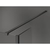MEXEN/S - Kioto Sprchová zástěna WALK-IN 110 x 75 x 40 cm, transparent, grafit kartáčovaná 800-110-075-221-66-00-040
