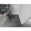 MEXEN/S - Kioto+ Sprchová zástěna WALK-IN s poličkou a držákem ručníků 100 x 200 cm, bílý vzor, bílá 800-100-121-20-85