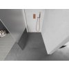 MEXEN/S - Kioto L Sprchová zástěna WALK-IN 100 x 200, transparent/dekor, měď kartáčovaná 800-100-103-65-35