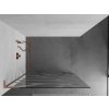 MEXEN/S - Kioto L Sprchová zástěna WALK-IN 80 x 200 cm, bílý vzor, měď kartáčovaná - 800-080-103-65-85 800-080-103-65-97