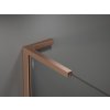 MEXEN/S - Kioto L Sprchová zástěna WALK-IN 80 x 200 cm, bílý vzor, měď kartáčovaná - 800-080-103-65-85 800-080-103-65-97