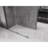 MEXEN/S - Velar Sprchová zástěna posuvná Walk-in 130 x 200 cm, transparent 8 mm, grafit metal 871-130-000-03-95