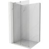 MEXEN/S - Velar L Sprchová zástěna posuvná Walk-in 90 x 200 cm, transparent 8 mm, nikl kartáčovaný 871-090-003-03-97