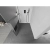 MEXEN/S - Kioto+ L Sprchová zástěna WALK-IN s poličkou a držákem ručníků 70 x 200 cm, transparent/dekor, grafit metal 800-070-123-95-35