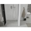 MEXEN - Lima sprchové dveře zalamovací 70, grafit, chrom se stěnovým profilem 856-070-000-01-40