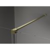 MEXEN/S - Velar posuvné sprchové dveře Walk-in 110 cm, transparent, zlatá kartáčovaná 871-110-000-03-55
