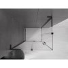 MEXEN/S - Velar L Duo sprchový kout, posuvné dveře 100 x 90 cm, transparent, černá 871-100-090-02-03-70