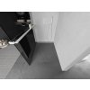 MEXEN/S - Kioto+ L Sprchová zástěna WALK-IN s poličkou a držákem ručníků 70 x 200 cm, grafit, bílá 800-070-123-20-40