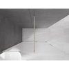 MEXEN/S - Velar Sprchová zástěna posuvná Walk-in 130 x 200 cm, dekor 8 mm, nikl kartáčovaná 871-130-000-33-97