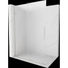 MEXEN/S - Velar Sprchová zástěna posuvná Walk-in 130 x 200 cm, dekor 8 mm, nikl kartáčovaná 871-130-000-33-97
