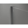 MEXEN/S - Kioto-X Sprchová zástěna WALK-IN 110 x 200 cm, grafit 10 mm, grafit kartáčovaná 800-110-101-66-40-X