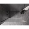 MEXEN/S - Kioto-X Sprchová zástěna WALK-IN 120 x 200 cm, dekor 10 mm, grafit kartáčovaná 800-120-101-66-30-X