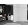 MEXEN/S - KIOTO Sprchová zástěna WALK-IN 70 x 200, dekor jinovatka 8 mm, bílá 800-070-101-20-30