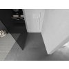 MEXEN/S - KIOTO Sprchová zástěna WALK-IN 100 x 200, grafit 8 mm, bílá 800-100-101-20-40