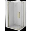 MEXEN/S - Velar L Duo sprchový kout, posuvné dveře 90 x 80, transparent, zlato 871-090-080-02-03-50