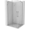 MEXEN/S - Velar L Duo sprchový kout, posuvné dveře 90 x 80, transparent, chrom 871-090-080-02-03-01