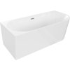 MEXEN - Mia volněstojící vana levá 150 x 75, bílá bez krytky přepadu a zátky 52691507500L-SS