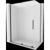 MEXEN/S - Velar sprchový kout, posuvné dveře 150 x 80, dekor, černá 871-150-080-31-70