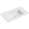 MEXEN - Otis umyvadlo zapuštěné do desky 81 x 46,5, bílá mat 25188001