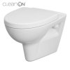 CERSANIT - SET 547 ZÁVĚSNÁ WC MÍSA PARVA NEW CLEANON SE SEDÁTKEM DUR ANTI SOFTCLOSE K701-015